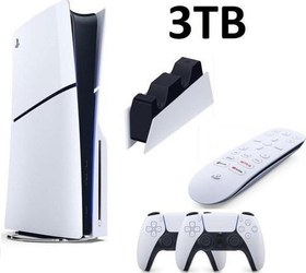 Resim Playstation 5 Slim Cd Edition 3TB+2.Dualsense Kol +Media Kumanda + Sarj istasyonu 