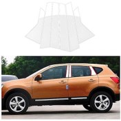 Resim Novahub Nissan Qashqai J10 2008 2009 2010 2011 2012 2013 İçin 6 Adet Krom Kaplama Direk Çıtaları Araba Cam Çıtası Kapağı Bc Sütunu Çıkartmaları 