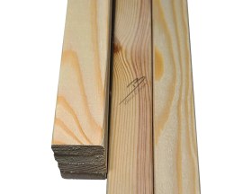 Resim Barış Dizayn Çam Masif Silinmiş Kuru Tahta Hobi Çıta Oval Kenar 3,5 x 1,5cm - Uzunluk Seçimli 