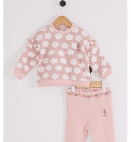 Resim U.S. Polo Assn. U.s. Polo Assn Kız Bebek Pembe Takım Pembe 