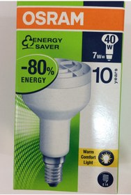 Resim Osram R50 SPOT AMPUL - 7w=40w Sarı 2500 Kelvin TASARRUFLU LAMBA - E14 İNCE DUYLU 