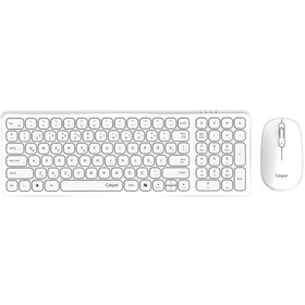 Resim Casper D300 Beyaz Kablosuz Klavye Mouse Set Optik 