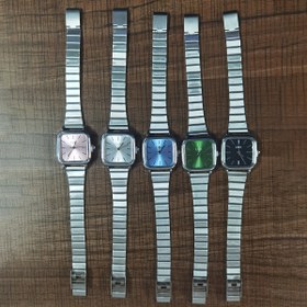 Resim 1 adet Yeni Moda, Rahat, Kare Kadran Kuvars Saat, Minimalist Zarif Lüks Küçük Paslanmaz Çelik Ayarlanabilir Kayış Klasik Kuvars Saat, Günlük Giyim İçin Uygun, Okul Sezonu, Şükran Günü, Çiftler, En İyi Hediyeler Kutusuz 