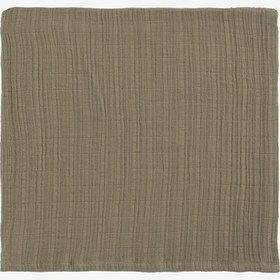 Resim Muslin Bebek Örtüsü Haki - Haki / 100x100 