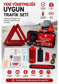 Resim Trafik Seti Tüv -turk Muayene Uyumlu Yangın Söndürücülü 