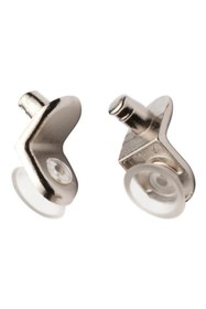 Resim NZB Raf Pimi L Tip Vantuzlu Cam Ahşap Metal Raf Tutucu Çivisi Mobilya Dolap Pimi (50 ADET) 