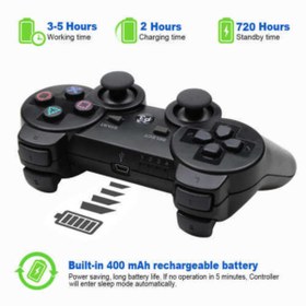 Resim JUNGLEE Ps3 Oyun Kolu Joystick Kablosuz Kol Wireless Playstation 3 Uyumlu 