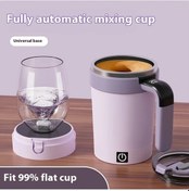 Resim Willowhaven Yeşil Şarj Edilebilir Karıştırma Bardağı Süt Tozu Ve Kahve İçin Sıcaklık Göstergeli Manyetik Karıştırıcı 