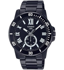 Resim Casıo Mtp-Vd200B-1Budf Siyah İyon Kaplama Erkek Kol Saati 