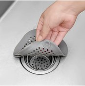 Resim Tongdashop Beyaz Silikon Kedi Tüyü Tutucu Lavabo Duş Filtresi Tıkanıklık Önleyici 