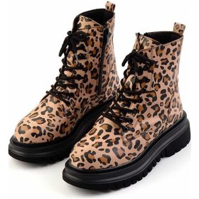 Resim Leopar Kadın Bot & Bootie K02590030602 Leopar 