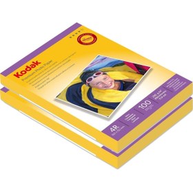 Resim Kodak 230 Gram 10x15 Parlak 2'li Paket 200 Adet Inkjet Fotoğraf Kağıdı 