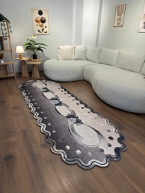 Resim VERA VİZON - Kaymaz Deri Taban Makinede Yıkanabilir Salon Oturma Odası Mutfak Halısı - QUANTUM SERİSİ / SAÇAKSIZ / 140x200 (3m²) 
