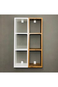 Resim OKYAY MOBİLYA 2'li Dikey Dolap , Kitaplık , Aksesuar Dolabı , Oyuncak Dolabı 