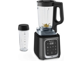 Resim Moulinex Infinymix LM91HD Stand Mikseri, 5 Program + Manuel, Tritan Sürahi Bpa Içermeyen 1,75L + Taşıma Şişesi Tritan 600ML Kitap 50 Tarif Smoothies Buz Kırma 1600W, Bilgi Yok 