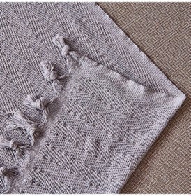 Resim Soft Koltuk Şalı - Gri - 180x210 Cm Çok Renkli 