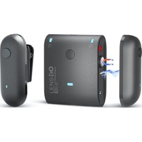 Resim Siyah Kablosuz Tekli Yaka Mikrofonu Seti 318c 