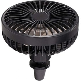 Resim Araç Oto Havalandırma Taşınabilir 3 Kademe Işıklı Fan Vantilatör F829 