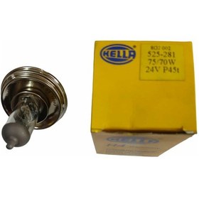 Resim Hella 24v H4 Tablalı Far Ampülü 75/70w 45t 2 Adet 