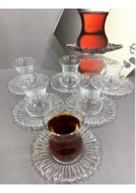 Resim Paşabahçe Aurora 12 Parça Çay Takımı Şeffaf 