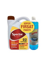 Resim Spectre Kırmızı Antifiriz 3 Litre -40 Derece + 1 Litre Cam Suyu 