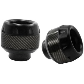 Resim Suofeng Motosiklet Ve Elektrikli Scooter Ön Fren Çatalı Korumalı Kapak - Siyah Cnc Alüminyum, Çarpma Ve Çizik Koruması, 1 Çift Set 