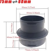 Resim Xiyu Shop 60 75 Adaptör A Stili Eberspacher Veya Webasto Için mm Oto Isıtıcı Kanal Düşürücü Hortum Tüp Bağlayıcı Isıtıcı Kanal Boru Marangoz Bağlayıcı (Yurt Dışından) 