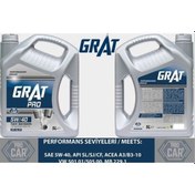 Resim Grat 5w/40 Tam Sentetık Motor Yagı 5 Lt 