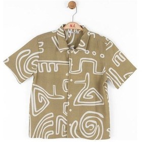 Resim Nk Kids Erkek Çocuk Turtle Gömlek 48365 Yeşil 