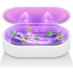 Resim Polhammobile Polham 15W Kablosuz Wireless Şarj Ultraviyole Işıklı Telefon Temizleme Standı Iphone Huawei Samsung 