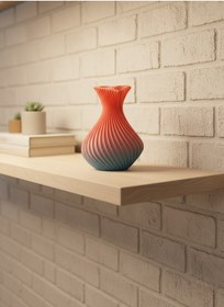 Resim Romantik Figürlü Süslük Vazo Modern Tasarım 15 Cm Pembe 