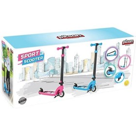 Resim 6+ Yaş Sport Scooter Çift Tekerli Mavi 