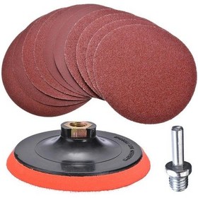 Resim 20 Parça Cırt Zımpara Seti + Matkap Aparatı 115 MM 