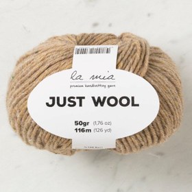Resim La Mia Just Wool Açık Kahverengi El Örgü İpi - LT014 - 33830 