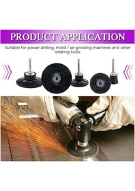 Resim Zcjb 5 Adet Disk Pedi Tutucu Evrensel Hızlı Değiştirme 1/2/3 Inç Disk Pedi Tutucu Parlatma İçin Yuvarlak Dönen Aletler-75891 