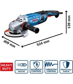 Resim Bosch Taşlama 180 mm 2800W GWS30-180B 06018G0000 