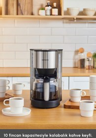 Resim Karaca FreshBrew Inox Filtre Kahve Makinesi 