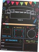 Resim Homyl Okulun İlk Günü Kurulu Ahşap Kara Tahta Çift Taraflı " 