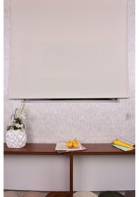 Resim Krem Karartma Düz Etek Dilimsiz Ds-screen 2 Blackout Zebra Stor Güneşlik Perde 200 X 260 