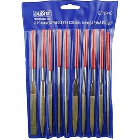 Resim Sakata 19105 Elmas Eğe Takımı 10 Parça 5X180 Mm 