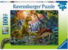 Resim Ravensburger 100 Parça Puzzle Dinozor Oasis 128884 
