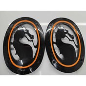 Resim PRS OVAL AMBER NEON LEDLİ HOPARLÖR KAPAĞI 2 ADET 