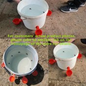 Resim 10 Adet Otomatik Tavuk, Ördek ve Güvercin Su Besleyici Seti | Elektriksiz Kullanım | Tavuklar, Bıldırcınlar ve Güverciner İçin Temel Çiftlik Malzemeleri | Dayanıklı Plastik Yapı 