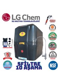 Resim Lg Chem Cool Siyah 8lt 5fl Pompalı 10 Aşama Su Arıtma Cihazı 