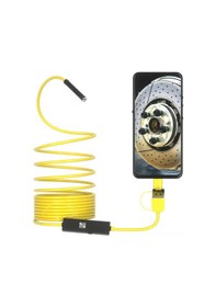 Resim Tenfowee 5.5mm 1mp 720p Endoskop - 6 Ayarlı Led Işık, 2 Metre Kablolu, Ip67 Su Geçirmez, Android/pc Uyumlu - Araç, Boru, Sanayi Kontrolü 