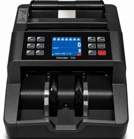 Resim Sesli Karışık Para Sayma Makinesi Mıx70+ Gri Tl - Euro Karışık Sayım Dolar Adet Sayım Müşteri Ekranı 