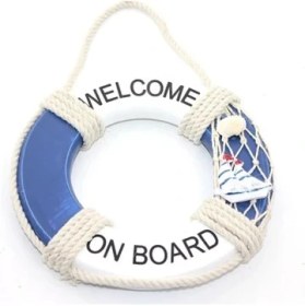 Resim MCM Group Ahşap Marin Duvara Asmalı Simit Model 1 