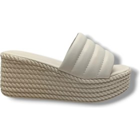 Resim Efsun 3011-26 Cilt Soft Bant Anatomik Dolgu Topuk Kadın Terlik 