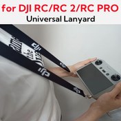 Resim Dayanıklı Naylon Askı Kayışı DJI Mini 4 Pro/Air 2S/Air 3 için - Şık Siyah Beyaz Yazılı, Uzaktan Kumanda & Ekran Tutucu, Hava Fotoğrafçılığı Tutkunları İçin İdeal 