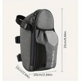 Resim Willowhaven Su Sporcu Bisiklet Kuyruk Çantası Yüksek Parlak Reflektif Ayak Sürtmesiz Large Kapasiteli Haki 